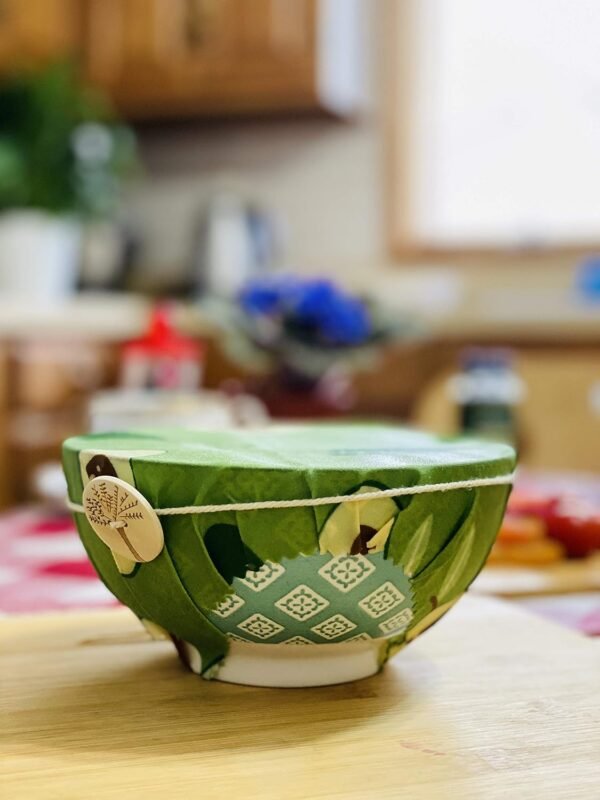 UGOS Organic Beeswax Food Wraps Roll - Reusable Bees Wax Paper Wrap (Green Avocado) - Image 7