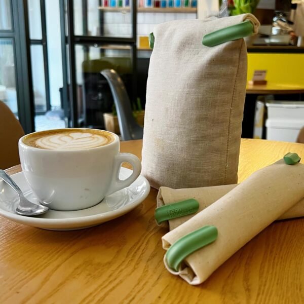 Food Huggers Sustainable Coffee Storage| Bulk Bean Bag | Eco-Friendly, Zero-Waste | BPA-Free, Dishwasher Safe Silicone | Ideal for Groceries, Food | Reusable, Large (1pc) - Image 9