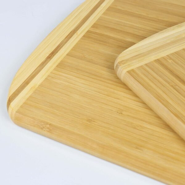 Bamboo Cutting Board for Kitchen - Large Charcuterie Board | Cheese Board - 3/4 Inch Thick Premium Wood Cutting Board - 12" X 16"