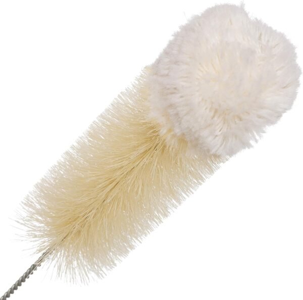 Redecker Natural Pig Bristle and Cotton Cleaning Brush, 12-5/8-Inches - Image 2
