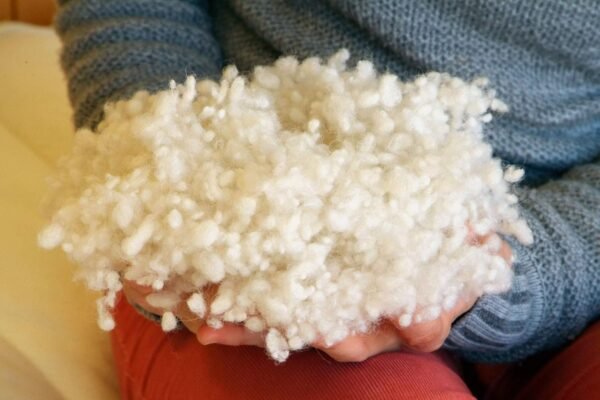 Holy Lamb Organics Woolly "Down" Eco Wool Pillow - Queen - Image 4