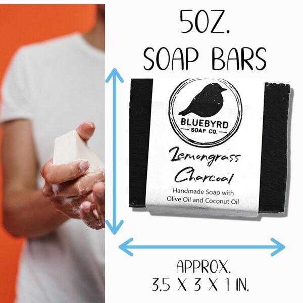 Bluebyrd Soap Co. Defender Thieves Blend Essential Oil Soap Bar 5oz | 100% All Natural Bar Soap Made with Four Thieves Essential Oil Blends | Natural Defense Soap Bar | Cleansing Thieves Defense Body Wash Bars Fragranced with 100% Essential Oils Handmade in USA | Vegan Body Wash Bar for Women & Men (Defender) - Image 7