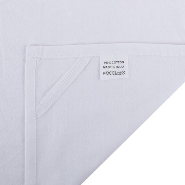 DG Collections Flour Sack Dish Towels for Kitchen, Set of 12 (18 x 28 Inches), Multi-use White Kitchen Towels, 100% Cotton, Highly Absorbent Hand Towels, Tea Towels for Embroidery, and Print - White - Image 3