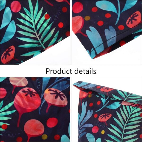 Angoily 1pc Beeswax Storage Bag Fresh Preservation Wrap Pouch Reusable Food Cotton Food Produce Bags Food Preservation Bag Triturador De Natural Beeswax Storage Box Sandwich - Image 4