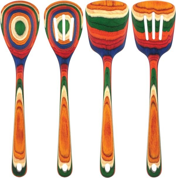 Baltique Marrakesh Collection 4 Piece Cooking Utensil Set, Safe for Nonstick