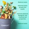 Compost Bags1.3 Gallon, 50 Compostable Trash Bags, Biodegradable, Compostable Bags, Small Compost Bags for Countertop Bin, Bio Composting Bags, Compost Bin Bags, Green Trash Bags, Food Scrap Bags (50) - Image 5