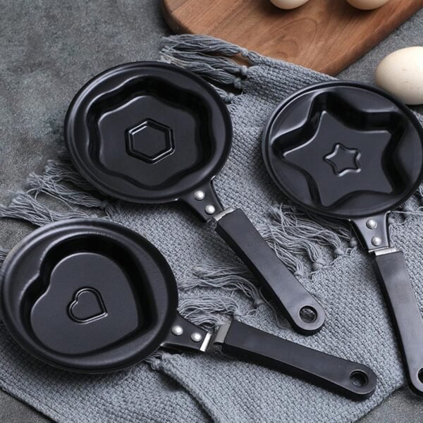 Small Eggs Frying Pot Kitchen Tool Eggs Frying Pan Iron Frying Cookware For Making Omelettes Sandwiches - Image 4