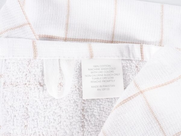 KAF Home Premium Dual Purpose Kitchen Towels (16”x 28”, 5 Pack) | Cotton Kitchen Hand Towels | Absorbent and Plush Dual Purpose Terry Dish Towel Set - Image 7