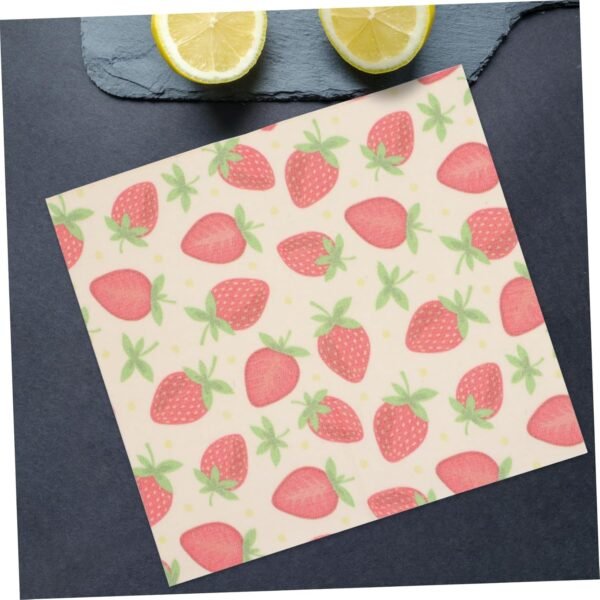 3pcs Beeswax Food Wrappers Fresh-keeping Food Wraps Baking Food Wraps Beeswax Food Wraps Reusable Food Wraps Reusable Wraps Paper Packing Supplies Household - Image 2