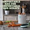 Compost Bags1.3 Gallon, 50 Compostable Trash Bags, Biodegradable, Compostable Bags, Small Compost Bags for Countertop Bin, Bio Composting Bags, Compost Bin Bags, Green Trash Bags, Food Scrap Bags (50) - Image 3