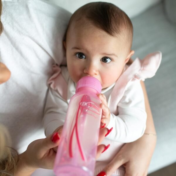 Dr. Brown's Natural Flow Anti-Colic Options+ Special Edition Pink Baby Bottle Gift Set with Soft Sippy Spout Transition Cup, Flexees Teether, Bottle Cleaning Brush and Travel Caps - Image 9