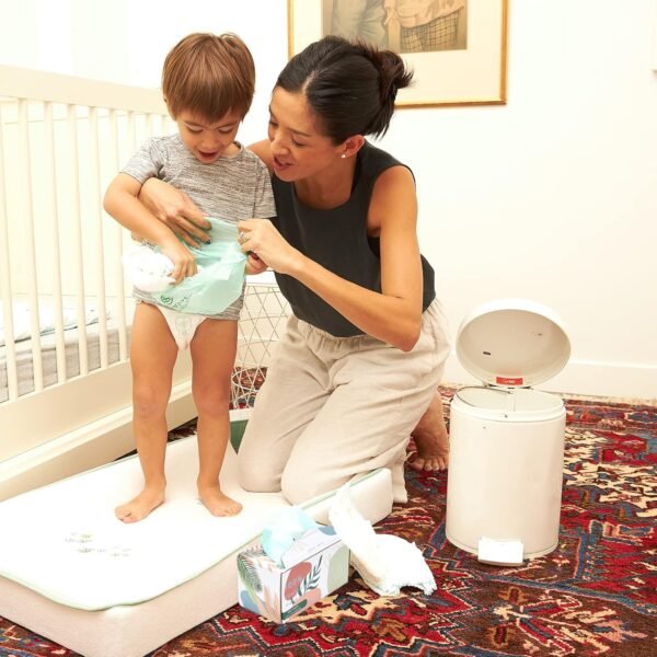 ECO WAVE Compostable Diaper Bags, 200 bags, ASTM D6400, EN 13432, US BPI and Europe OK Compost Home Certified Disposable Biodegradable Baby Poop Bags - Image 6