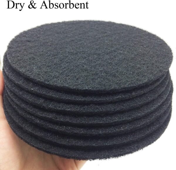 6.7inch Charcoal Filters for Kitchen Compost Bin Pail Replacement Filter Countertop Home Bucket Refill Sets, Round - Image 4