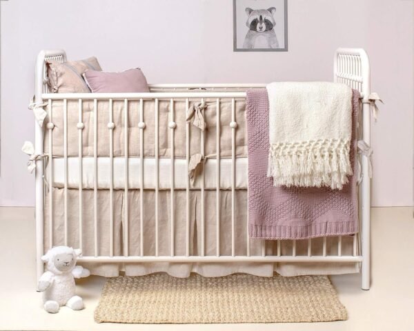 Crib Fitted Sheet by Pure Bamboo - Genuine 100% Organic Viscose Derived from Bamboo, Luxuriously Soft, Ultimate Cooling, Fits Standard Size Crib Mattress (Ivory) - Image 8