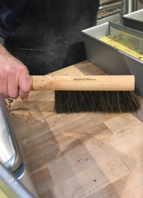 Dustpan Bench Woodworking Brush-USA 13 inch Horsehair Brushes are Used for Counter, Furniture, Drafting, Patio, Fireplace Cleaning, Shop Brush, Leather Tie, Woodworking Tool & Accessories - Image 4