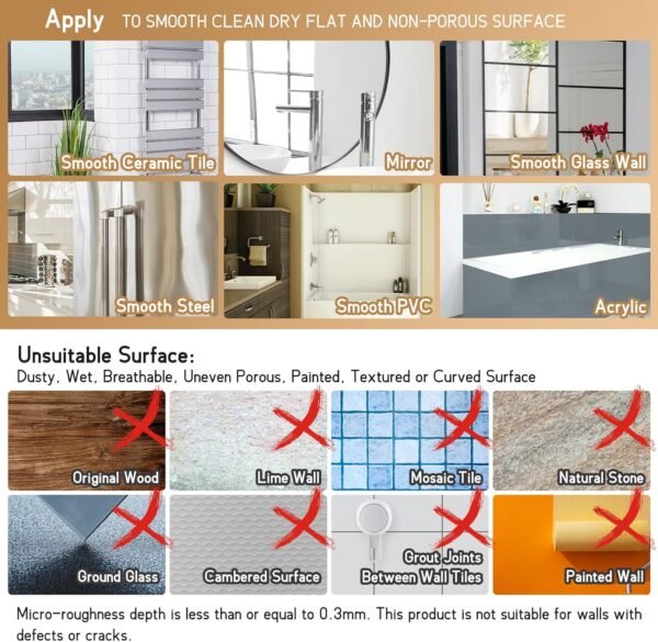 LEVERLOC Chrome Suction Cup Soap Dish Soap Holder for Shower Wall Drill-Free Rustproof Waterproof Wall Mount Strong Suction Removable Bar Soap Sponge Holder for Bathroom Bathtub Kitchen - Image 7