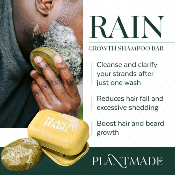 Rain Coat, Shampoo Bar Case, Helps Maintain Plantmade Rain, Made from Wheat Straw Bioplastic - Image 2