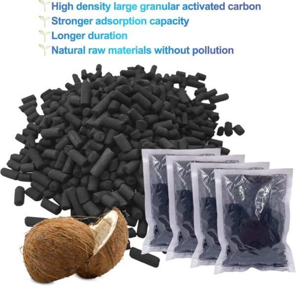 4 Pack Odor Absorbing Carbon Filter Refills for Smart Waste Kitchen Composter, 12-Month Supplement, Replacement Activated Charcoal Filters Compatible with Electric Countertop Compost Bin - Image 3