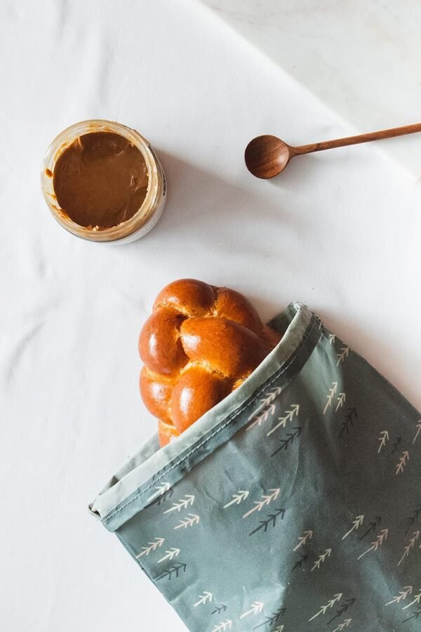 PEELO Beeswax Food Wrap Bag, Bee Wrap Sustainable Food Storage Wraps, Beeswax Bags Reusable, Beeswax Wraps for Food Reusable, Botanica Design, Small - Image 9