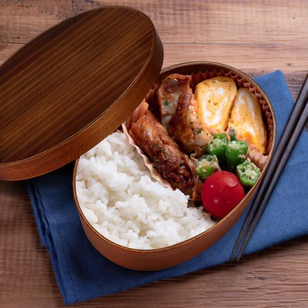 ABOOFAN 2pcs Japanese Bento Box Wood Splitter Lunch Box Japanese Food Box Japanese Food Container Portable Lunch Containers Wood Lunch Box Lunch Sushi Box Bento Box Japanese Style Wood - Image 6