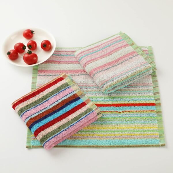 Oeleky Kitchen Dishcloths for Washing Dishes, Ultra Absorbent Dish Rags, Cotton Cleaning Cloths Pack of 8, 12x12 Inches (Mix-1, 12x12 inch) - Image 5