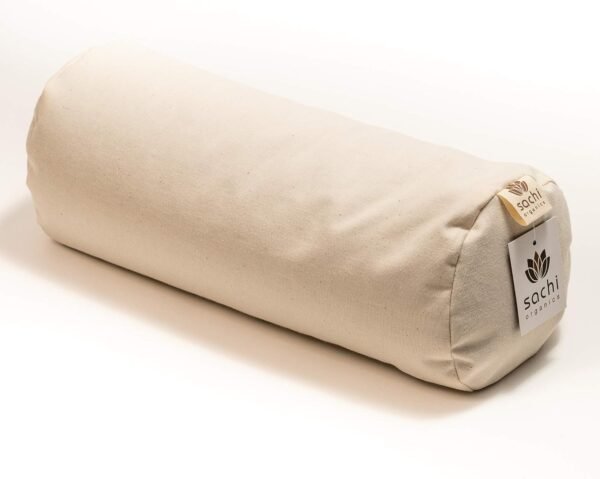 Sachi Organics Buckwheat Cylinder Neck Pillow - Image 3