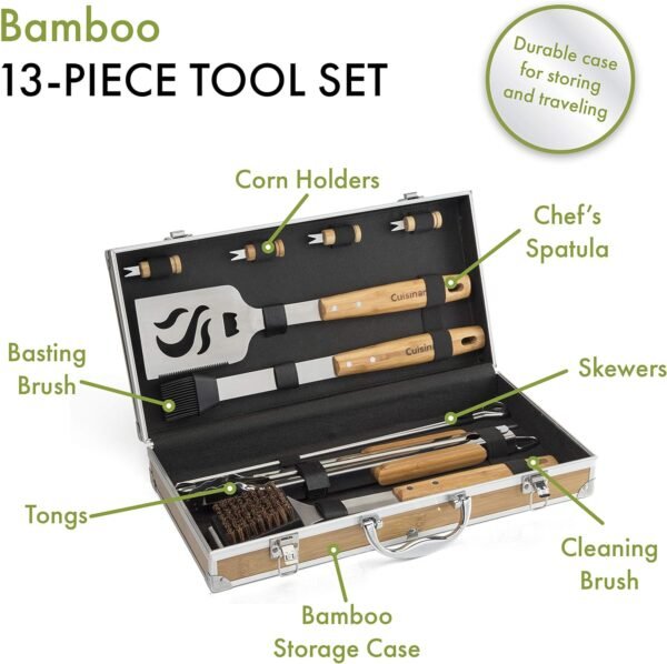 Cuisinart CGS-7014, Bamboo Tool Set, 13-Piece - Image 2