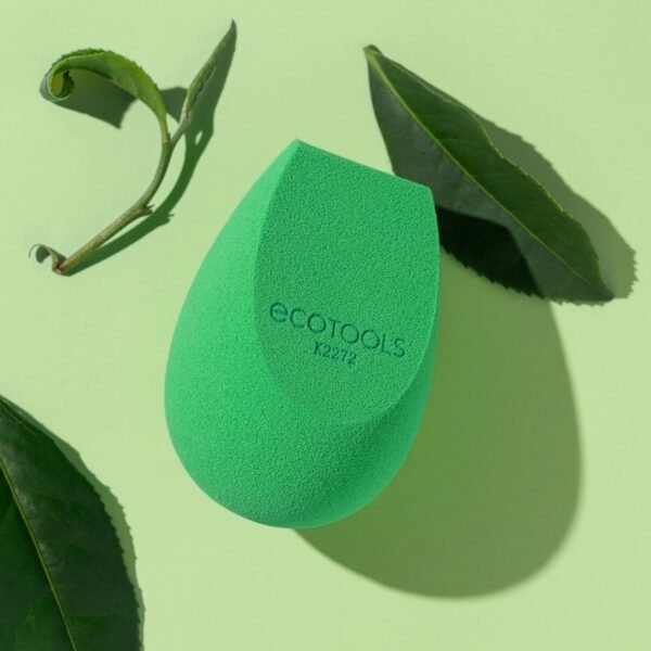 EcoTools Green Tea Bioblender, Compostable Makeup Blending Sponge, For Foundation & Base Coverage, Skin-Calming, Natural Infusion, Cruelty Free & Vegan, Packaging May Vary, 1 Count - Image 9