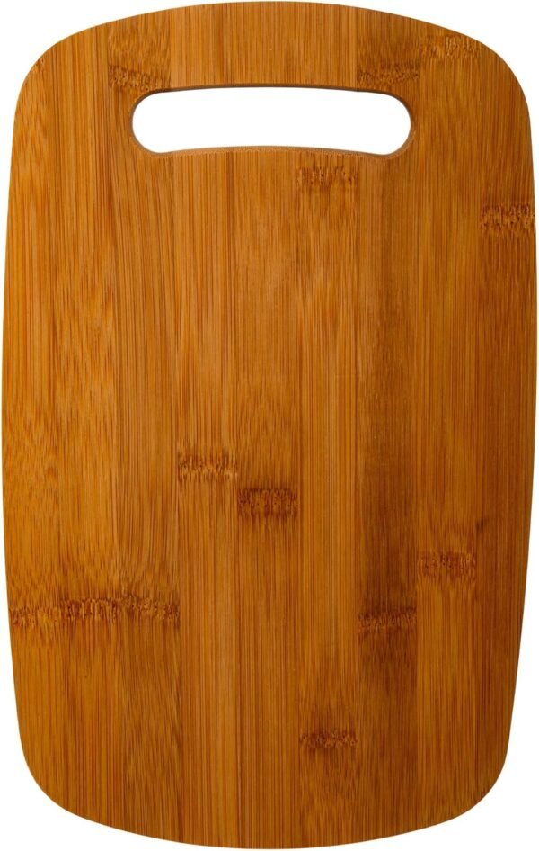 Luciano Housewares, Beige Classic Bamboo Cutting Board, 12.6 x 7.87 inches, 12.75 x 7.87 - Image 2