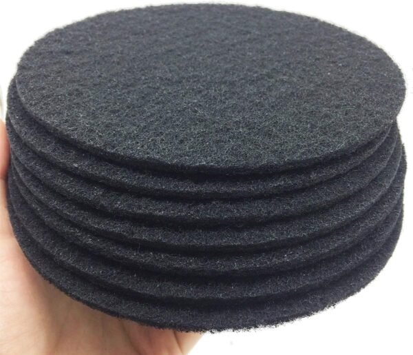 7.25inch Kitchen Compost Bin Charcoal Filter Replacements, Compost Pail Replacement Carbon Filters 7.25 inch, Round - Image 4