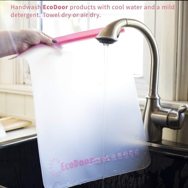 Reusable 2 Gallon Capacity Food Storage & Freezer Bags Heavy Duty 13"x15" 19.69 mil Thick BPA Free Leakproof Storing Homemade Bread and Ice, Marinate Meat and Vegetables(4 Bags) - Image 4