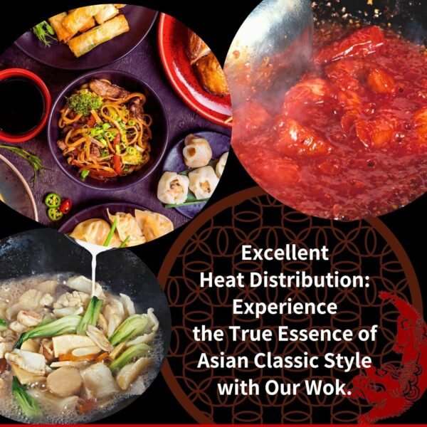 Kanda Iron Beijing Wok - Lightweight and Durable - Perfect for Authentic Japanese Cooking - 11.8 inch 30cm - Image 5