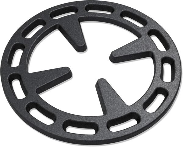 4.75inch Gas Ring Reducer, Bottom Uniform Heating, Iron, Black, for Smaller Cookware Like Pans, Coffee Pots, Teapot, Omelet Pan - Image 8