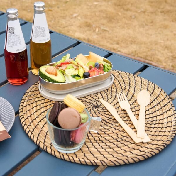 Disposable Bamboo Utensils,Natural Bamboo Utensils 150 Pcs (50 Forks, 50 Spoons, 50 Knives) Biodegradable Compostable Cutlery, Reusable Bamboo Flatware for Gatherings, Camping, Picnic, Parties - Image 8