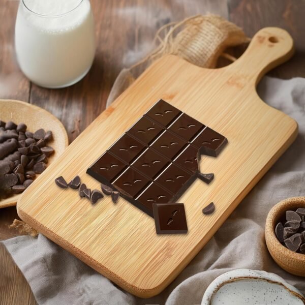 50 PCS Cutting Board Bulk Wood Chopping Board Laser Engraving Serving Board with Handle Charcuterie Boards for Customized Mother's Day Housewarming Gift 11" x 5" Bamboo - Image 4