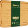 Homaxy Extra Large Bamboo Cutting Boards for Kitchen, 18x12.5" Wood XL Cutting Board with Juice Groove, Butcher Block Wooden Chopping Board for Kitchen, Meat, Cheese, Fruit & Vegetables - Pre Oiled
