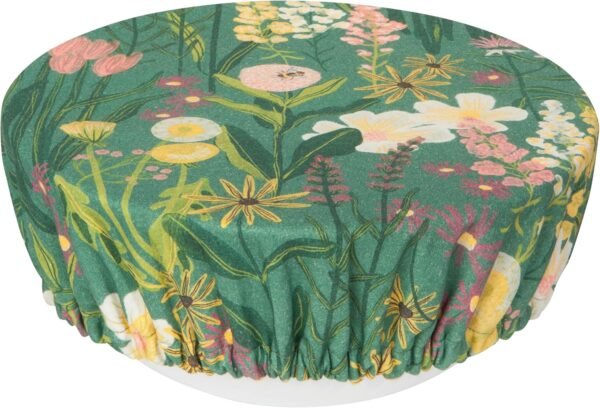 Now Designs Save Set Bowl Covers, DIA7.5in / DIA9.25in, Bees & Blooms - Image 2