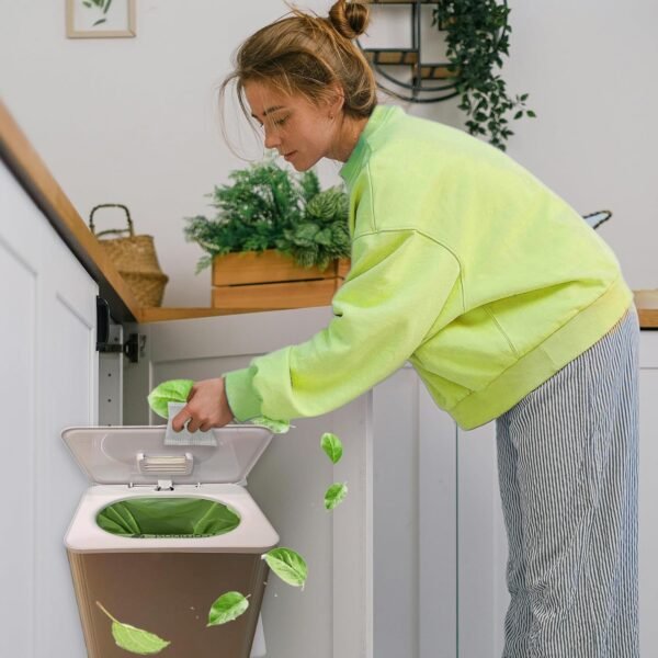 Compost Bin Deodorizers Carbon Filters Compatible with Compost Genie Kitchen Compost Bin, Replacement Coconut Shell Activated Carbon Purifying Deodorizer, 12 Pack - Image 5