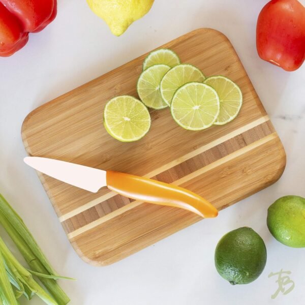 Totally Bamboo Barbados Bamboo Wood Cutting Board, 9" x 6.5" - Image 3
