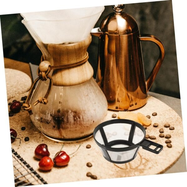 Strainer Maker Tea Filter Bags Cup Cone Sieve Machine Grinder Propane Reusable Electric Infuser Bar Holder Basket Filters Pot Coffee Pour Filter Screen Fine Mesh Filter Plastic - Image 6
