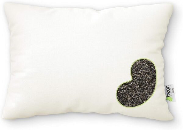 Buckwheat Travel / Toddler Pillow - - Organic Cotton, Vegan, Premium Quality - Made in USA - 13" x 18" -Neck Bed Body Floor Cushion Insert Couch Throw Bolster - Organic Eco Friendly Fabric and Fill