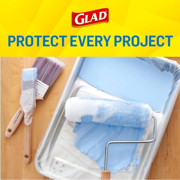 Glad Press'N Seal Plastic Food Wrap, 100 Square Foot Roll, Pack of 3, (Package May Vary) - Image 4
