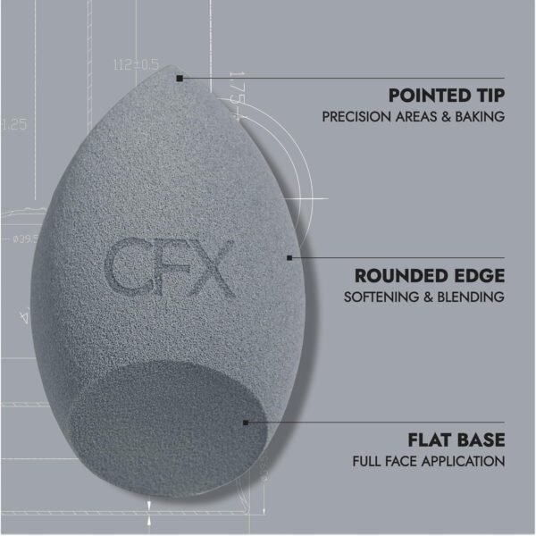 COVER FX Full Face Blending Sponge - Makeup Sponge - Biodegradable - Latex Free - Image 3