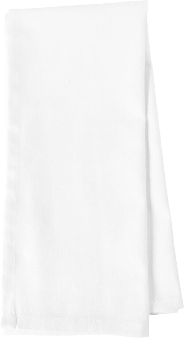 KAF Home White Kitchen Towels, 10 Pack, 100% Cotton - 20 x 30, Soft and Functional Multi-Purpose, Baking, Cooking, Cleaning, Printing, Monogramming, and Embroidery (Plain Weave) - Image 2