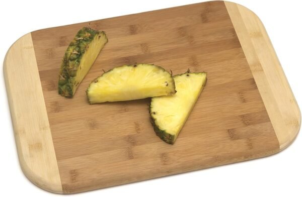 Lipper International Bamboo Wood Two-Tone Kitchen Cutting and Serving Board, Large, 15-3/4" x 11-3/4" x 3/4" - Image 3