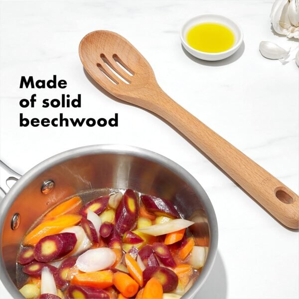 OXO Good Grips 3- Piece Wooden Utensil Set - Image 3