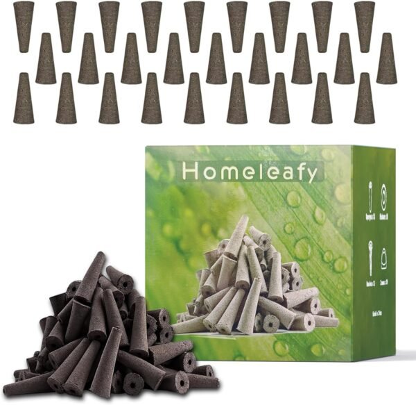 40-Pack Replacement Grow Sponges for Hydroponic Indoor Garden, Compatible with Homeleafy & Most Systems