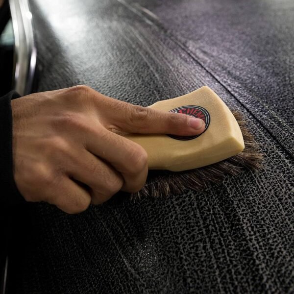 Chemical Guys ACC_S95 Long Bristle Horse Hair Leather Cleaning Brush for Car Interiors, Furniture, Sneakers, Boots, and More (Works on Natural, Synthetic, Pleather, Faux Leather and More) - Image 3