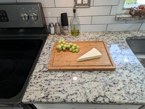 Bamboo Cutting Board (11x16), Bamboo is one of the hardest woods there is, it will stand up to years of chopping and cutting like you won't believe! - Image 3