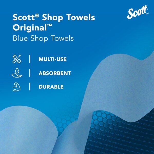 Scott Blue Shop Towels 75147, 55 Sheets/Roll, 12 Rolls/Carton - Image 15